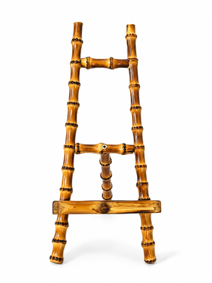 Stand da scrivania in bambù naturale con funzione 3-in-1 per la visualizzazione a mani libere di tablet e libri