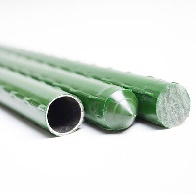 Colpi di metallo rivestiti di plastica Colpi di giardino verde per impianti di supporto per impianti di arrampicata