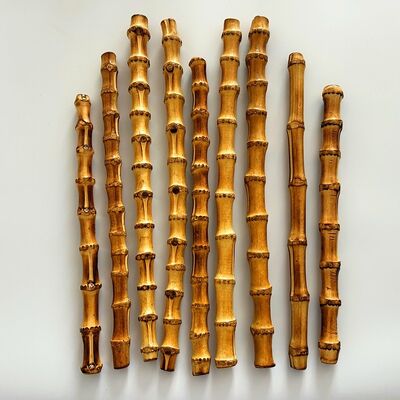 Materiale grezzo artigianale a base di radice di bambù naturale artigianale per la decorazione del giardino e della casa fai da te